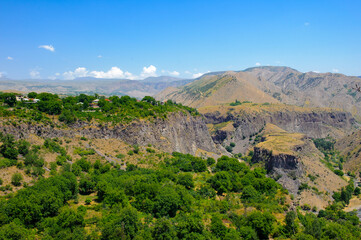 Fototapeta premium It's Beautiful nature and hills in Armenia