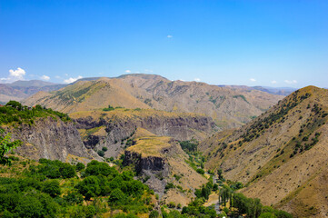 Fototapeta na wymiar It's Mountains and beautiful landscape in Armenia