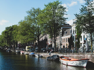 canal in amsterdam