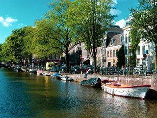 canal in amsterdam