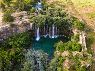Cascada del Molino de San Pedro en el Vallecillo, Teruel