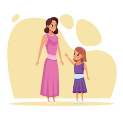 mother and daughter Stay at Home campaign