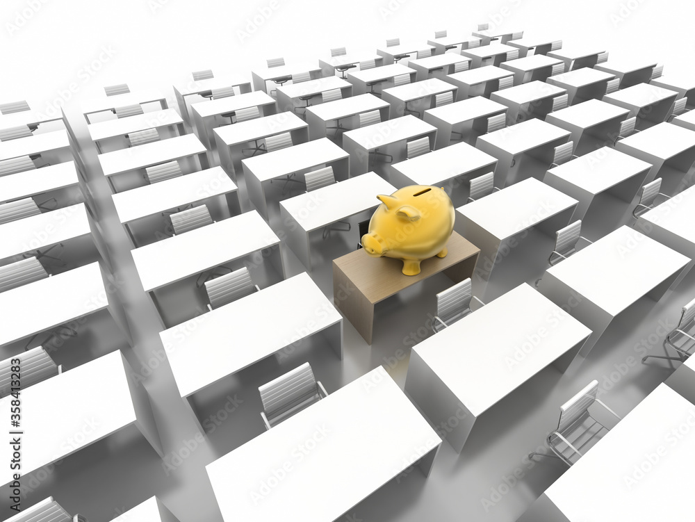 Poster challenge and competition concepts, original 3d rendering
