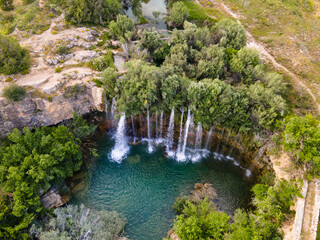 Cascada del Molino de San Pedro en el Vallecillo, Teruel