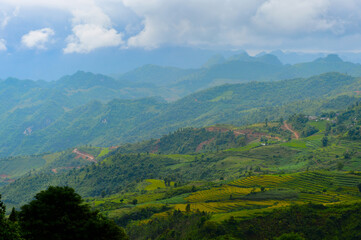 It's Natural landscape of the Northern Vietnam