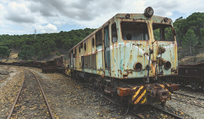 Locomotora Zarandas, Minas de Riotinto.