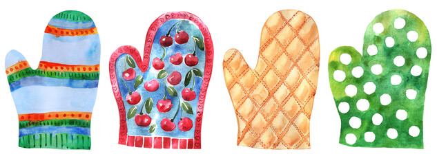 colored  pot holders