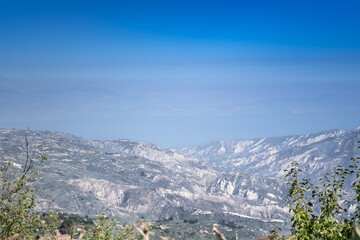 view from the top of the mountain