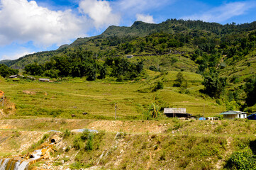 It's Small village Lai Chao in the Northern Vietnam