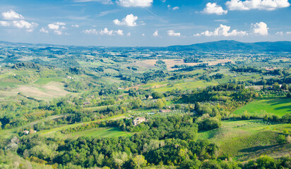 Tuscany landscape near Siena, Tuscany, Italy