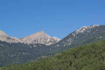 Fototapeta na wymiar mountain landscape in greece