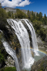 Fototapeta na wymiar Tortum Falls in Tortum Valley, Eastern Anatolia, Turkey