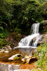 Obraz premium It's Silver waterfall in Vietnam