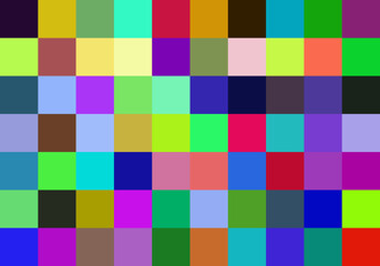 colorful mosaic background from lots of colors (rgb)