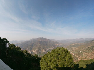 Obraz premium view from the top of the mountain