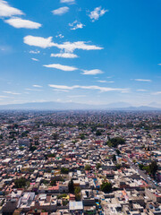 Fototapeta na wymiar Vista aérea de la Ciudad de México