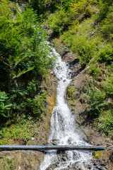 It's Water fall in the national park of Borjomi, Georgia