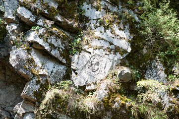 It's Borjomi river in Georgia