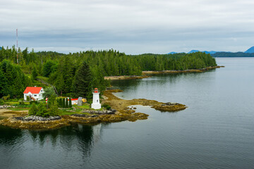 Lighthouse Inside Passage Alaska