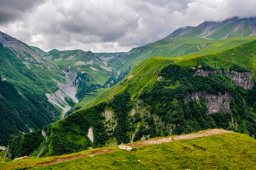 Naklejka na ściany i meble It's Nature of the Caucasus mountains