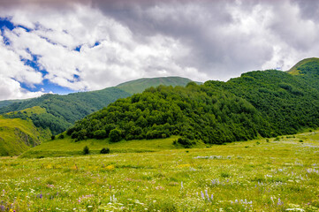 It's Beautiful nature and mountains panoramic view