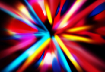 Blurred view of abstract bright colorful background