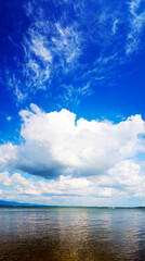 Clouds over the beautiful Zemplinska Sirava, Slovakia