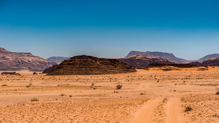 It's Nature of Wadi Rum (Valley of the Moon), Jordan