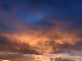 Fototapeta premium sunset in the sky