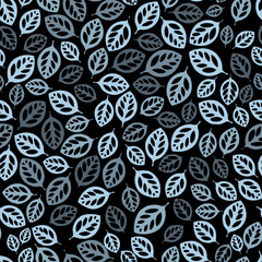 Leaf seamless repeat pattern background