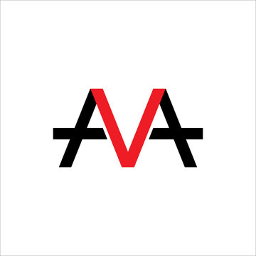 AVA letter logo design vector