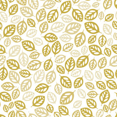 Leaf seamless repeat pattern background