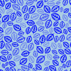 Leaf seamless repeat pattern background