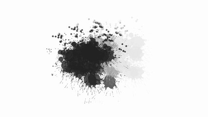 black ink splat