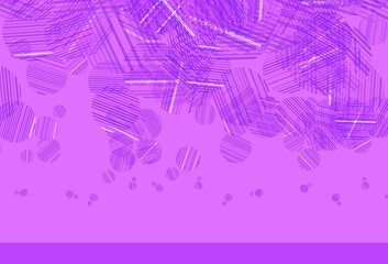 Light Purple vector layout with circle shapes.