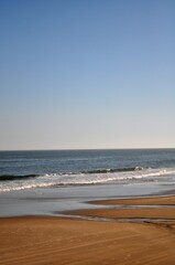 Empty beach in Cabo Polonio, Rocha, Uruguay