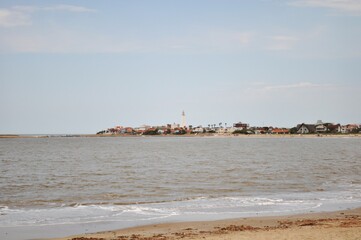 General view of the coast of La Paloma, Rocha, Uruguay