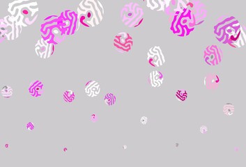 Light Purple vector layout with circle shapes.