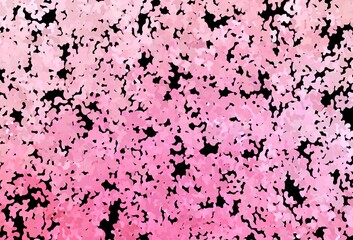 Dark Pink, Yellow vector background with abstract shapes.