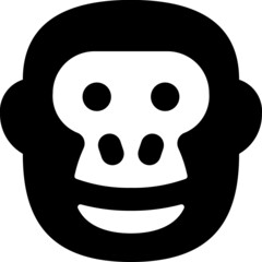 monkey icon vector for web and apps
