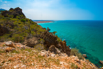 It's Rock and sea landscape