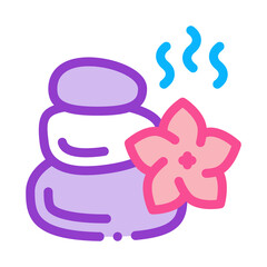 action of miracle stones icon vector. action of miracle stones sign. color symbol illustration