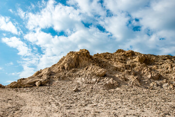 It's Beautiful beach and hills of the Indian Ocean