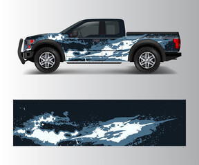 Truck And Vehicle car racing graphic for wrap and vinyl sticker © Saiful
