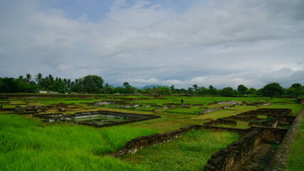 The ruins of the ancient  palace  in Banten Indonesia