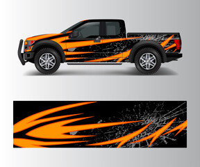 Truck And Vehicle car racing graphic for wrap and vinyl sticker