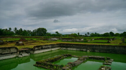 Fototapeta na wymiar The ruins of the ancient palace in Banten Indonesia