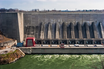  Niagara Hydroelectric Power Station On The Niagara River, Lewiston, New York,USA