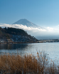 Kawaguchiko lake in Japan.