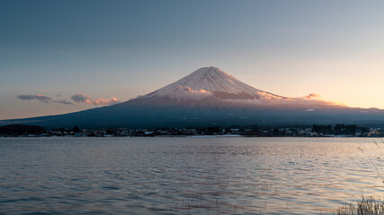 Kawaguchiko lake in Japan.